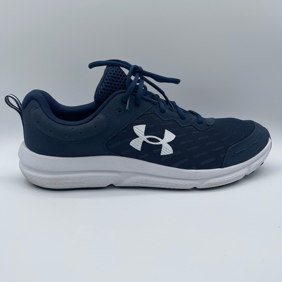 Under Armour Mens Charged Assert 10 Navy Running & Training Shoes SZ 14 - Picture 1 of 8